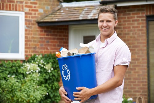 Professional team handling garage clearance in Bromley